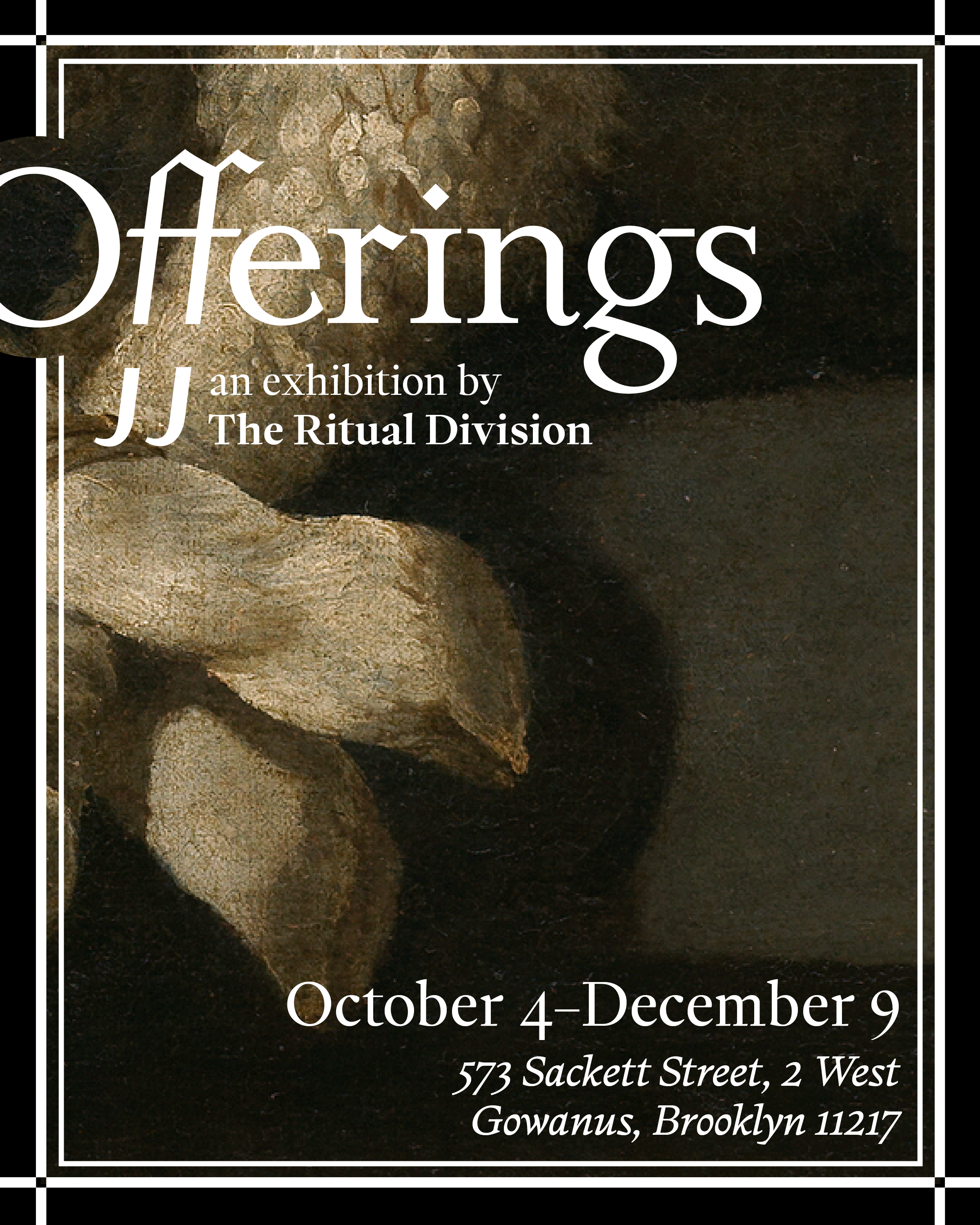 Offerings exhibition poster